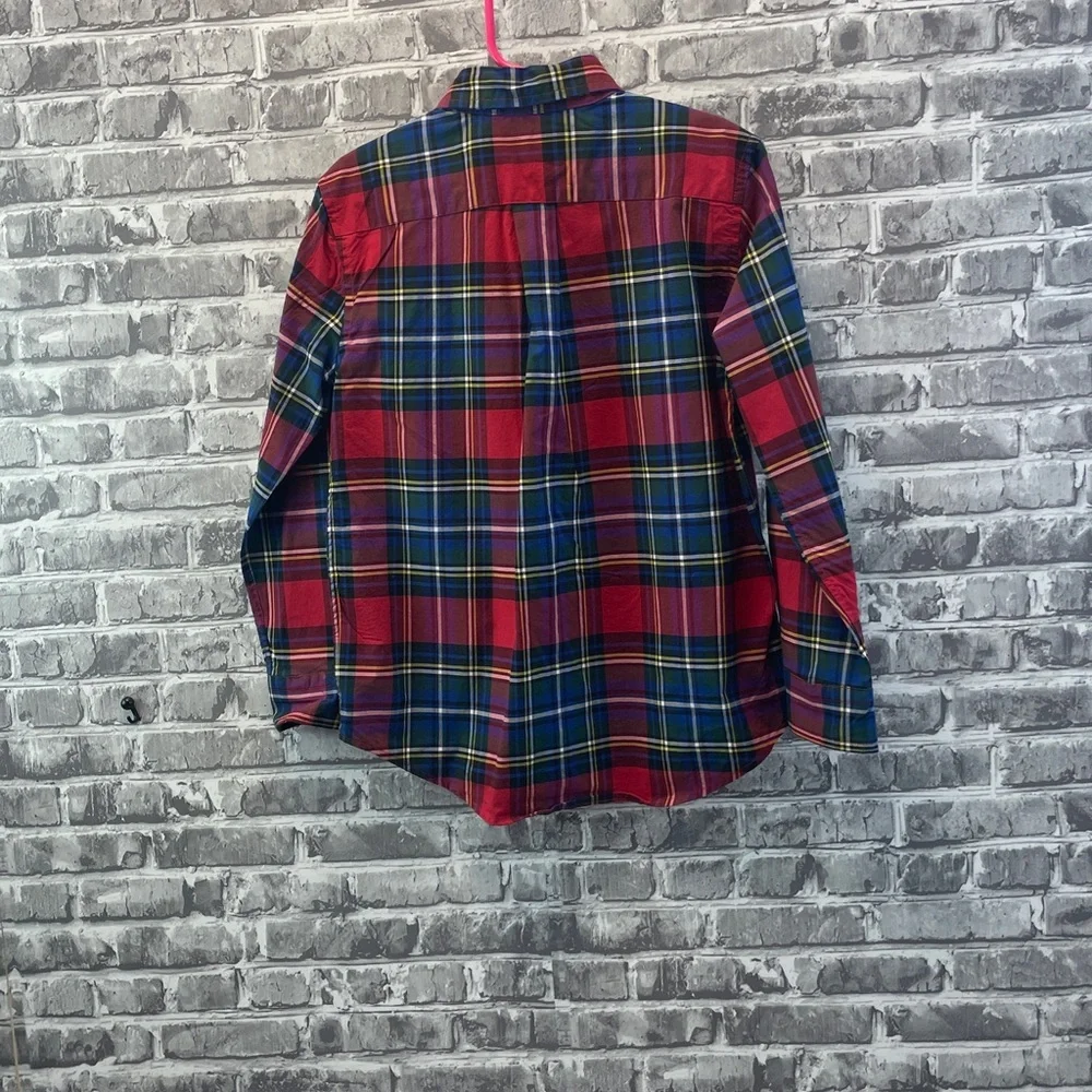 Ralph Lauren‎ Red and Blue Plaid Button-Down Shirt